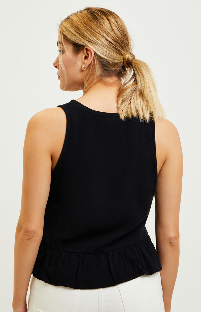 V-Neck Babydoll Tank Top