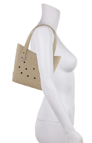Taupe Small Classic Tote Bag image number 7