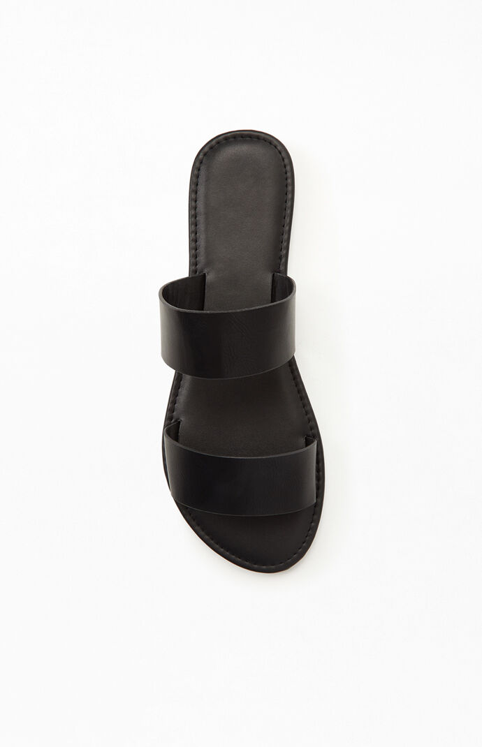 Two Strap Slide Sandals