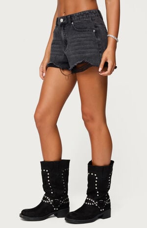 Fern Mid Rise Denim Shorts image number 2