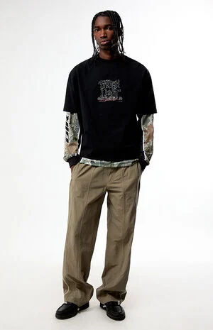 Fallen Light Cropped Boxy T-Shirt image number 5