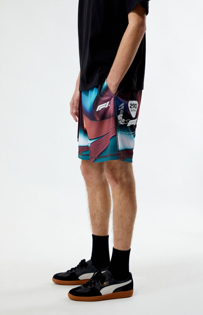 Formula 1 x PacSun Apex 3D Mesh Shorts PacSun