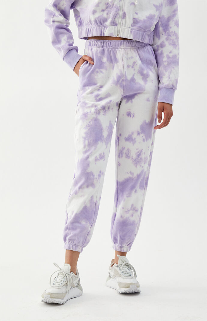 Pacsun Blue Tie Dye Sweatpants Online 