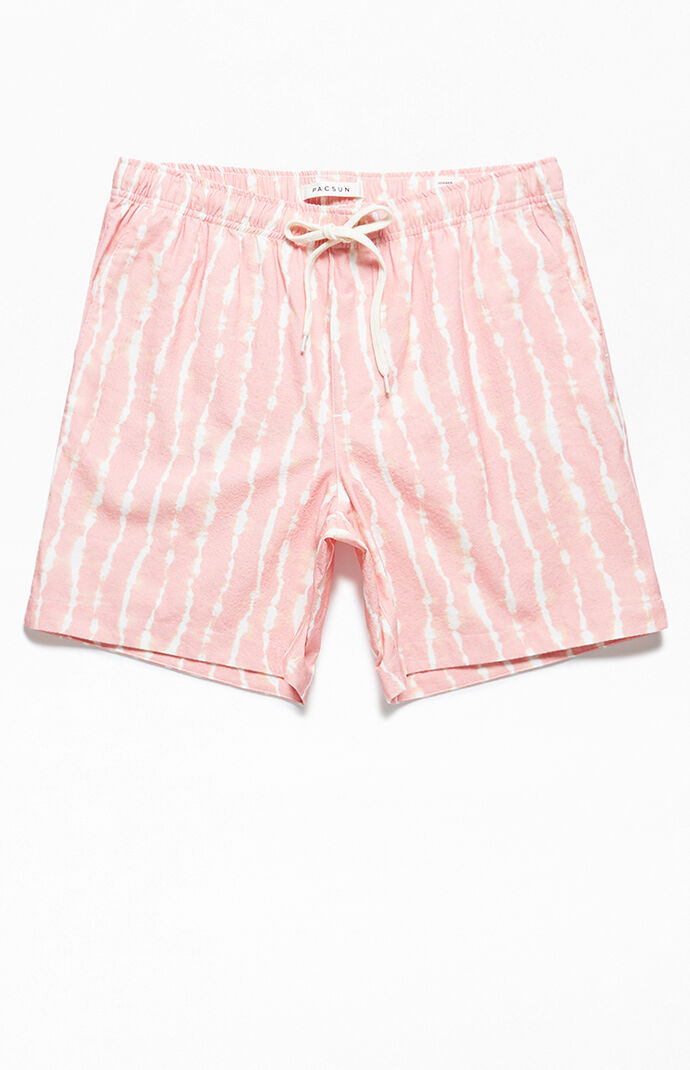 Striped Seersucker Volley Shorts