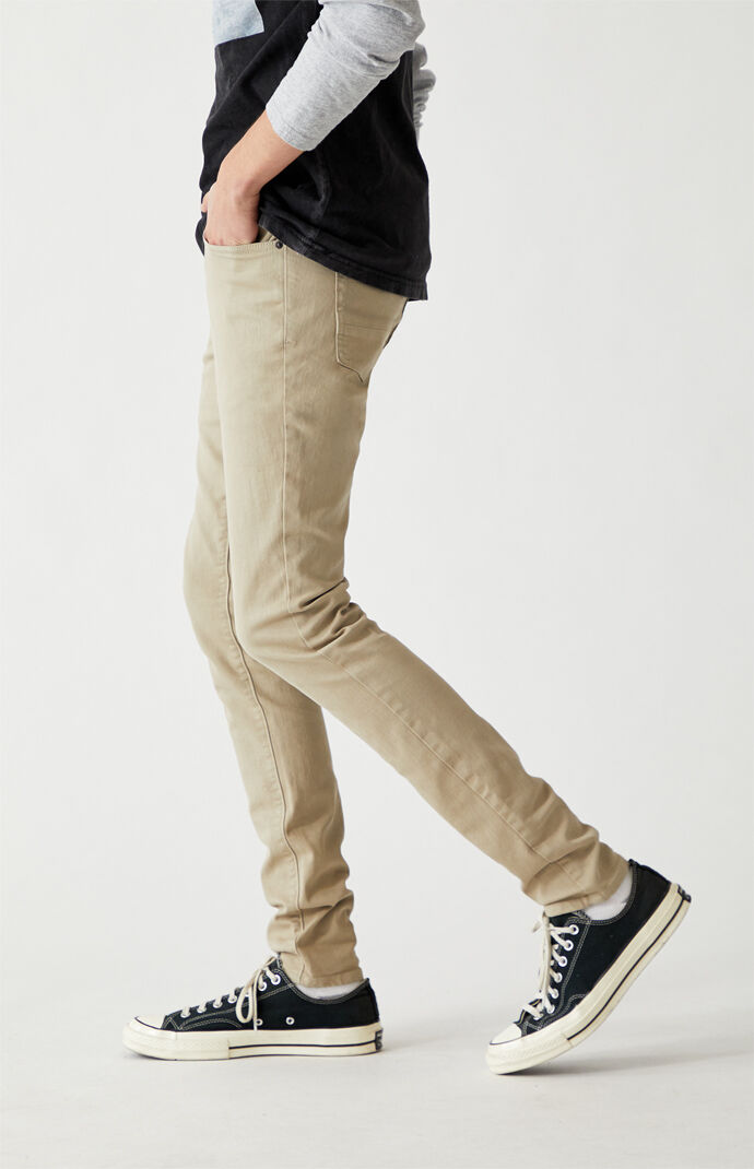 Pacsun Khaki Stacked Skinny Jeans Pacsun Buy products such as george men's skinny jean with flex at walmart and save. pacsun