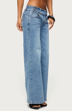 Dale Low Rise Straight Leg Stretchy Jeans image number 2