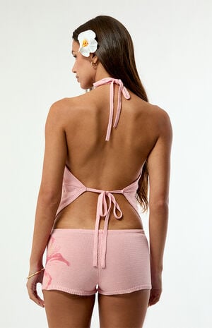 Hibiscus Asymmetrical Tank Top image number 5