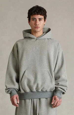 Concrete Heather Signature Classic Hoodie image number 2
