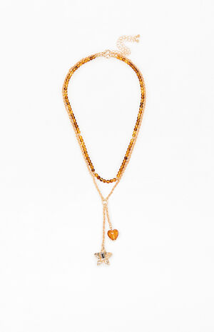 Raven Beaded Layered Necklace image number 2