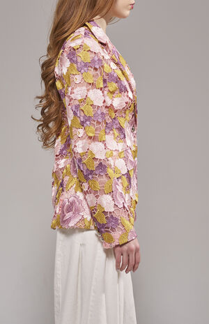 Thalena Floral Blazer image number 4