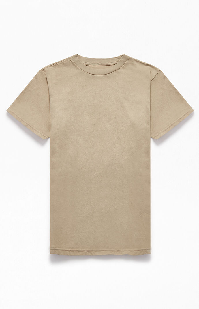 tan t shirt