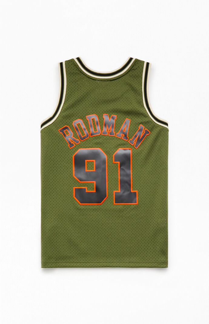 Mitchell & Ness Chicago Bulls Dennis Rodman Flight Jersey | Pacsun