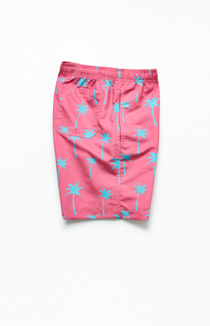 Palm Tree 17" Swim Trunks