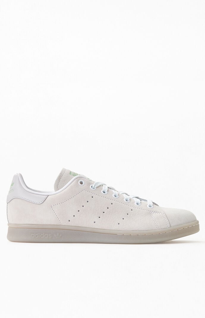 adidas Gray Green Stan Smith Shoes PacSun