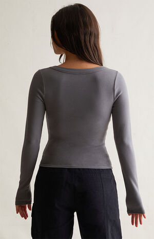 Serenity Scoop Long Sleeve Top image number 4