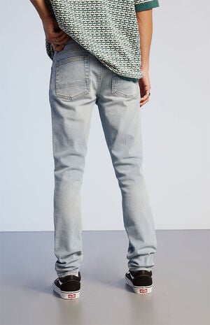 Medium Wash Skinny Comfort Stretch Jeans image number 4