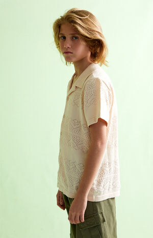 Crochet Camp Shirt image number 3