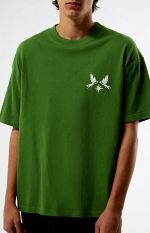 Doves Embroidered T-Shirt image number 2