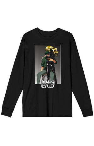 Spike Spiegel & Julia Cowboy Bebop Long Sleeve T-Shirt image number 1
