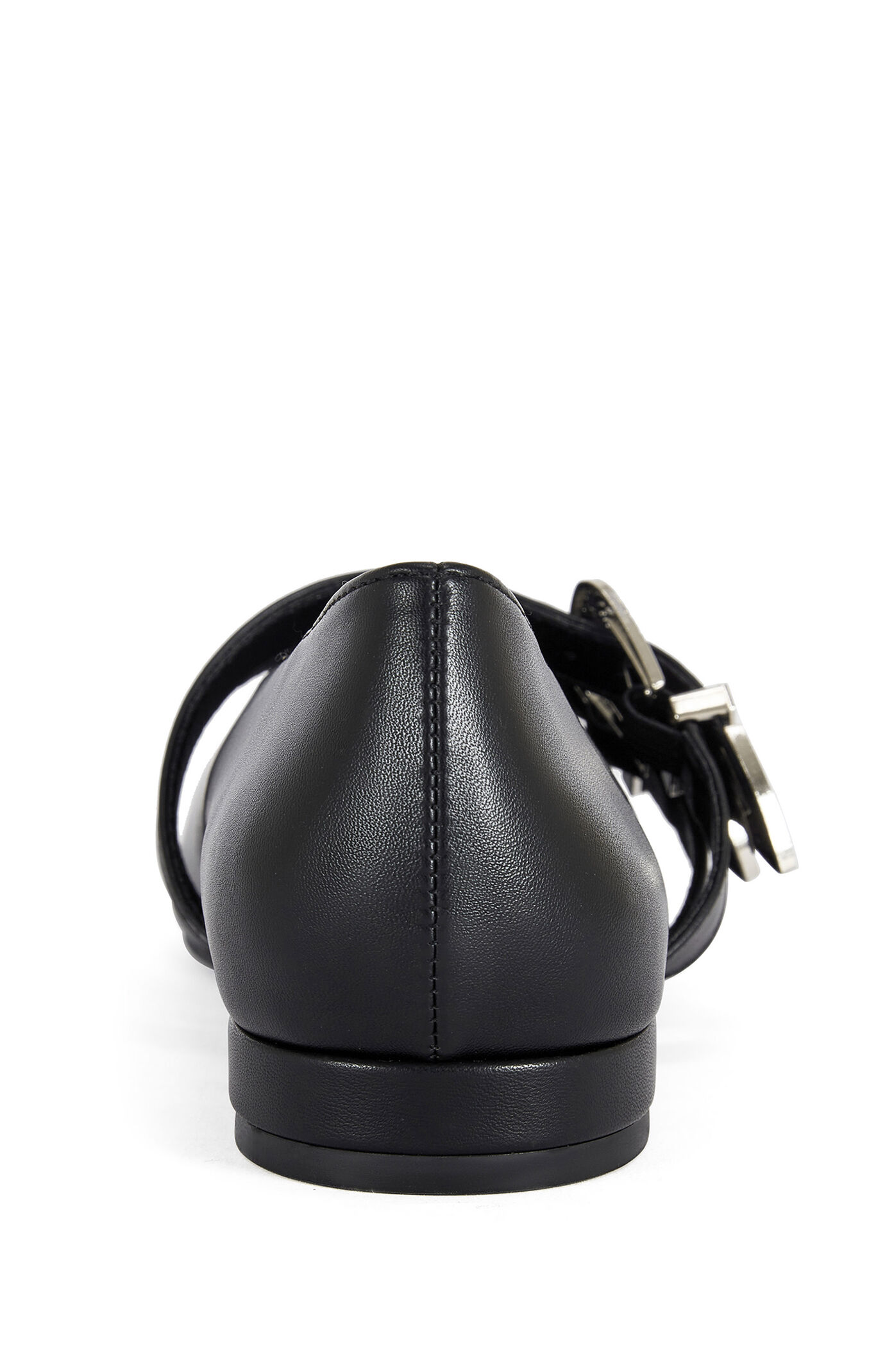 AZALEA WANG Women's Marius Black Western Ballet Flats