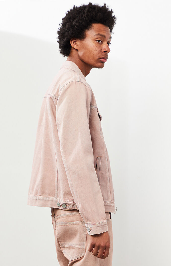 Pink Classic Fit Denim Jacket