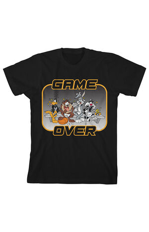 Kids Space Jam 1996 Game Over T-Shirt image number 1