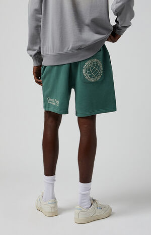 Pacific Sunwear Collegiate Fleece Volley Sweat Shorts image number 5