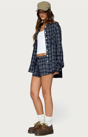Alessa Plaid Shorts image number 4