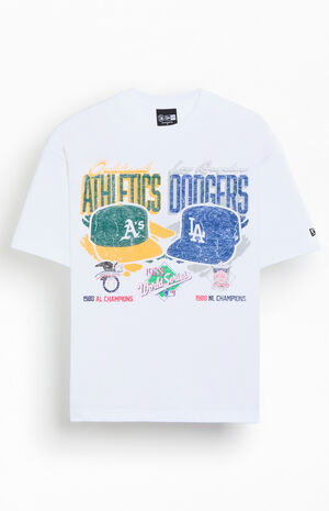 Oakland A&rsquo;s Vs LA Dodgers 1988 World Series T-Shirt image number 1