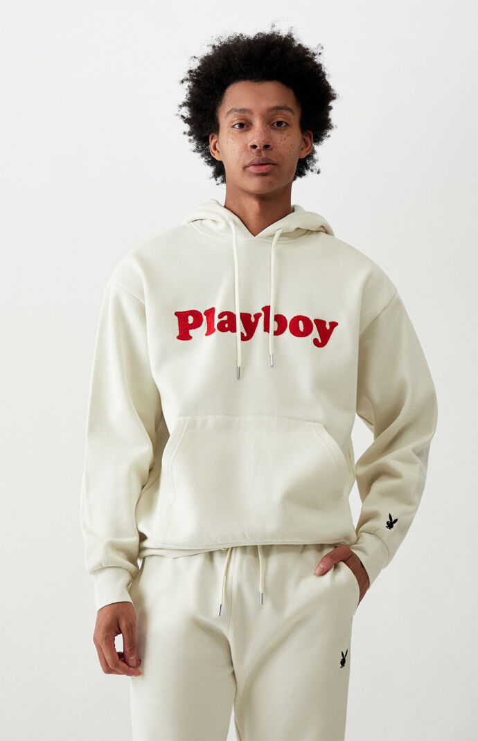 Red adidas hoodie pacsun sale