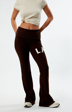 Vintage Field Fold-Over Yoga Pants image number 2