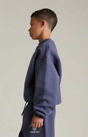 Kids Marine University Fleece Crew Neck Sweatshirt image number 3