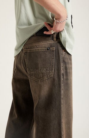 Jordan Baggy Bootcut Jeans Washed Brown image number 5