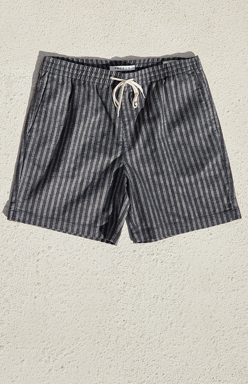PacSun Eco Gray Striped Volley Shorts PacSun