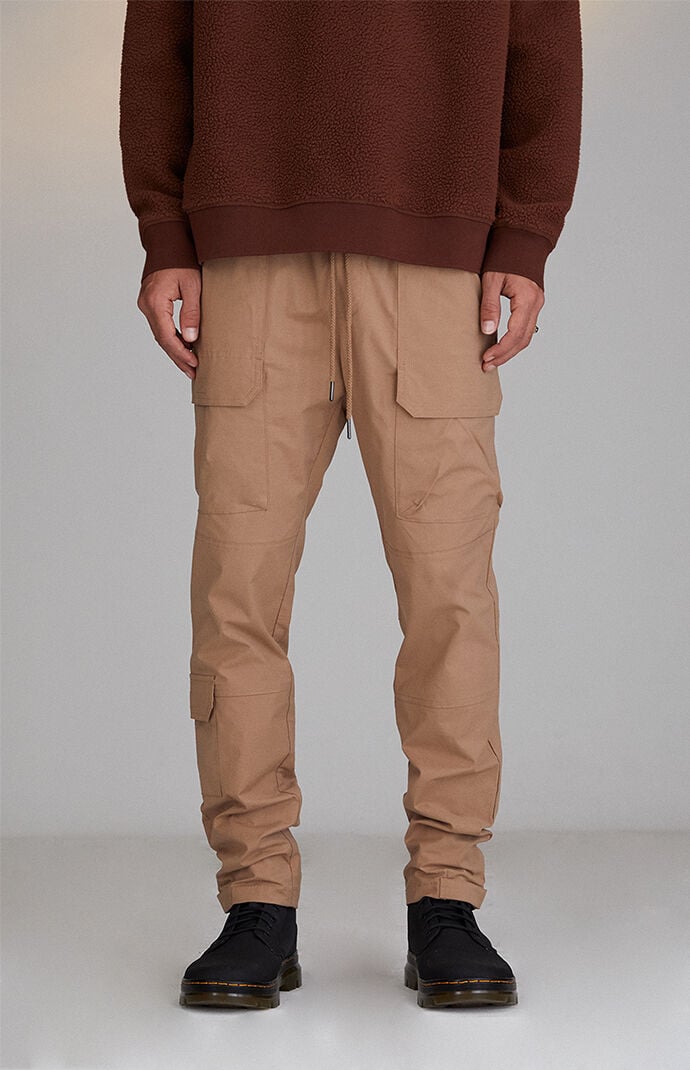PacSun Khaki Slim Cargo Pants PacSun