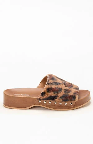 Windswell Leopard Sandals image number 1