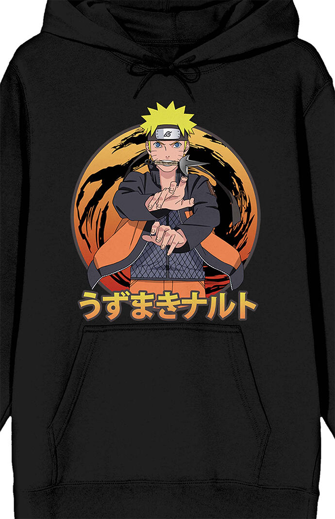 Bioworld Naruto Shippuden Black Hoodie PacSun
