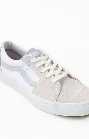 White & Gray Sk8-Low Shoes image number 6