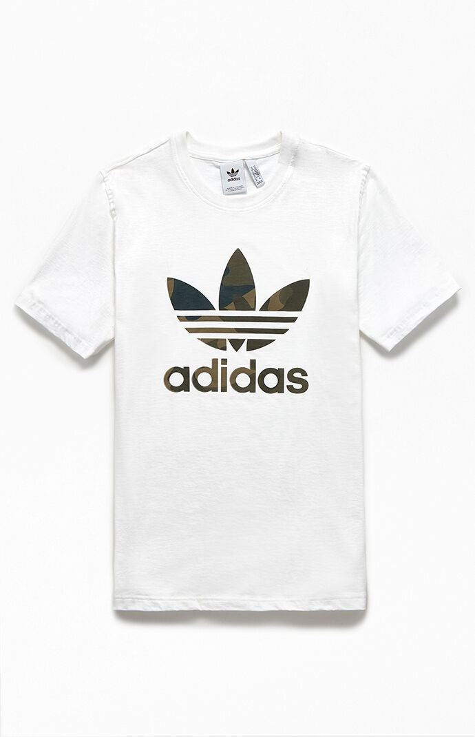 adidas camo logo t shirt