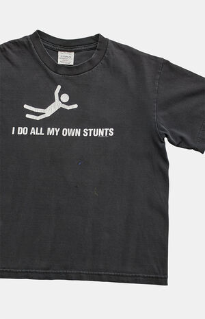 2000s I Do My Own Stunts Baby Graphic T-Shirt image number 4