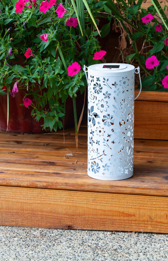 White Bloom Solar Lantern
