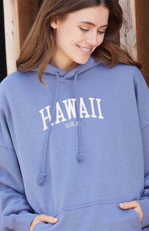 Blue Hawaii Embroidered&nbsp;Hoodie image number 1