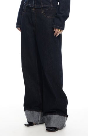 Top Model Cuffed Baggy Jeans image number 2