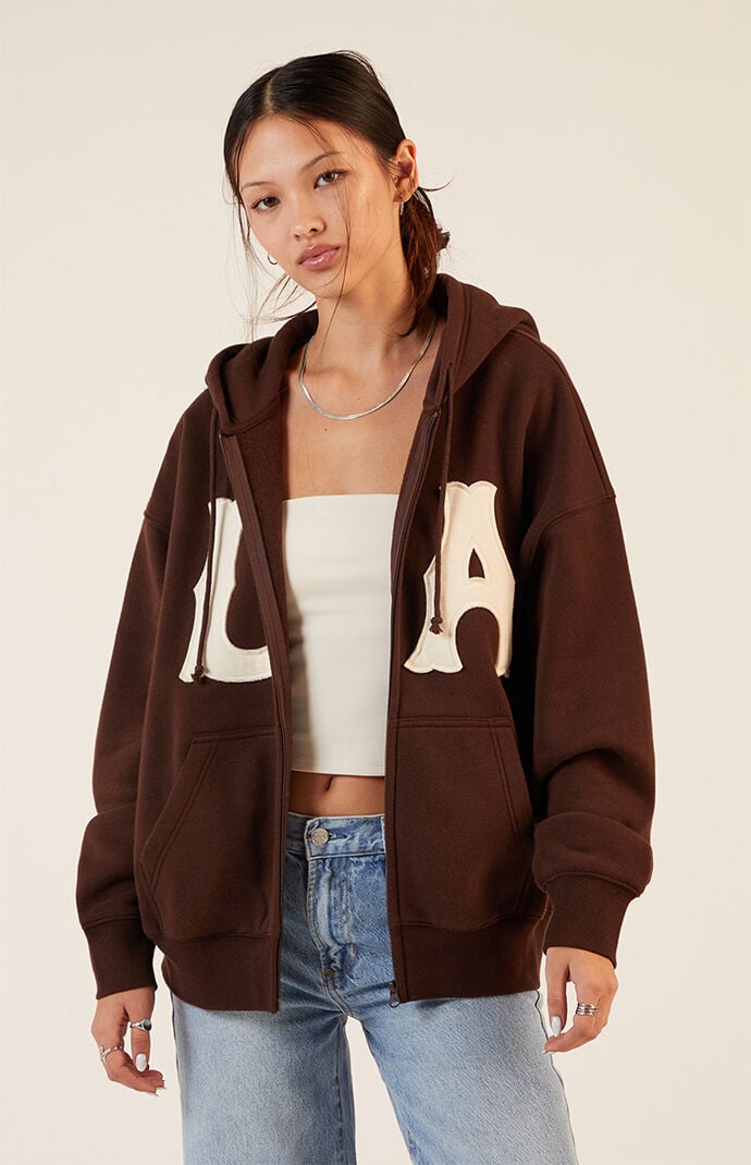 Pacsun Women s LA Zip Up Hoodie