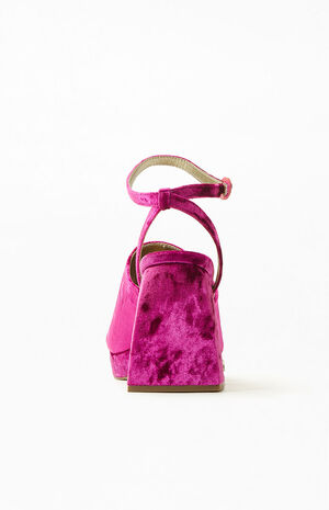 Women's Blue Miranda Block Heels image number 3