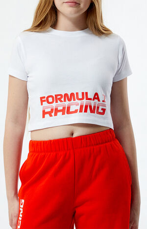x PacSun Kids Racing Cropped T-Shirt image number 2
