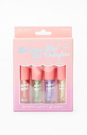 4 Pack Lucious Lip Oil Set image number 1