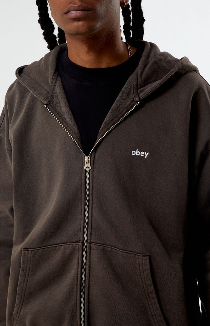 Obey next round 2 black hoodie hot sale