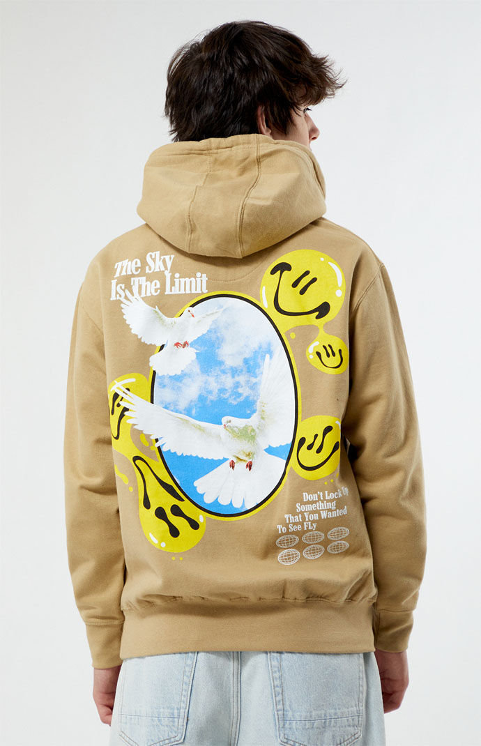 Pacsun yellow hoodie hotsell