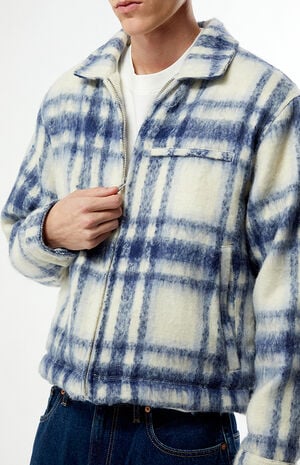 Sedona Blue & White Plaid Gas Jacket image number 2